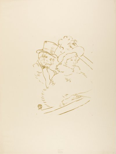 Al concerto da Henri de Toulouse Lautrec