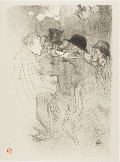 Al Moulin Rouge: Un maleducato! Un vero maleducato! da Henri de Toulouse Lautrec