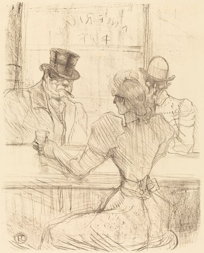 Al Picton Bar, rue Scribe da Henri de Toulouse Lautrec