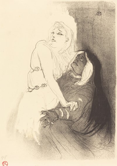 Alla Rinascita: Sarah Bernhardt in Phedre da Henri de Toulouse Lautrec