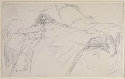 A letto da Henri de Toulouse Lautrec