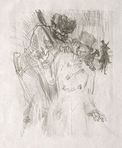 Ai piedi del Sinai: Arresto di Schlomé Fuss da Henri de Toulouse Lautrec