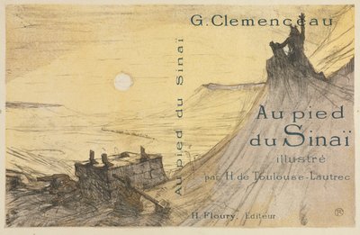 Ai piedi del Sinai: Copertina, 1898 da Henri de Toulouse Lautrec