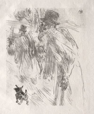 Ai piedi del Sinai: Gli ebrei polacchi, Carlsbad da Henri de Toulouse Lautrec