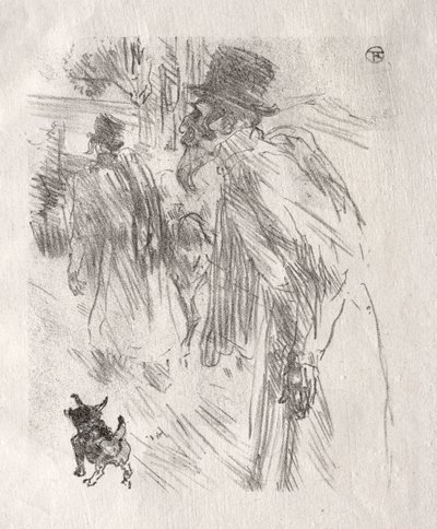 Ai piedi del Sinai: Gli ebrei polacchi, Carlsbad, 1898 da Henri de Toulouse Lautrec