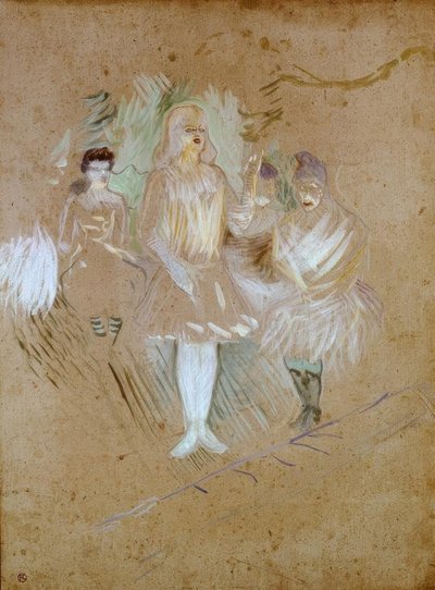 Alle Folies-Bergère: Figuranti da Henri de Toulouse Lautrec