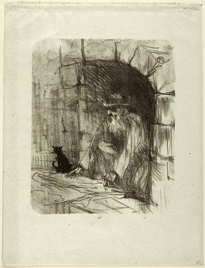 Retro di un negozio a Cracovia, da Au Pied du Sinaï da Henri de Toulouse Lautrec