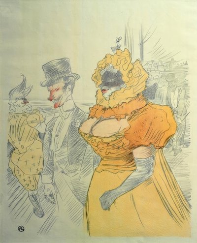 Ballo degli studenti da Henri de Toulouse Lautrec