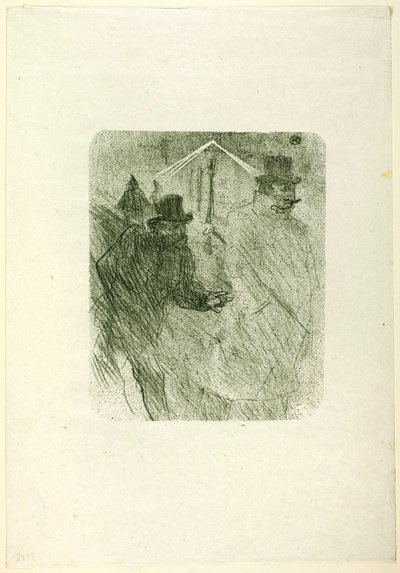 Barone Mosè che supplica, da Ai piedi del Sinai da Henri de Toulouse Lautrec