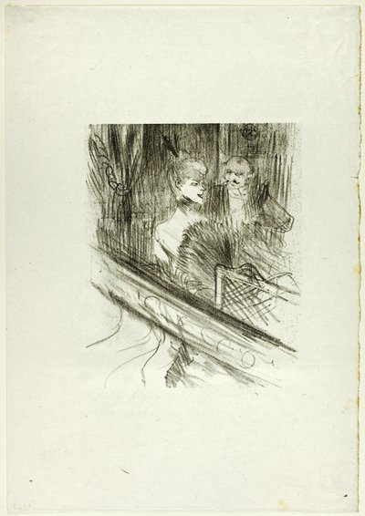 Barone Moïse, la scatola, da Au Pied du Sinaï da Henri de Toulouse Lautrec
