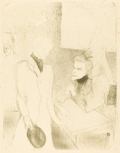 Brandes e Le Bargy in Cabotins Brandès et Les Bargy dans Cabotins, 1894 da Henri de Toulouse Lautrec