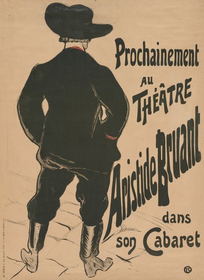 Bruant au Mirliton da Henri de Toulouse Lautrec