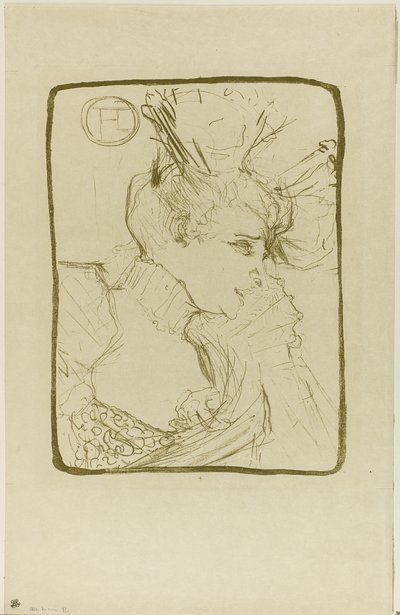 Busto di Mademoiselle Marcelle Lender da Henri de Toulouse Lautrec