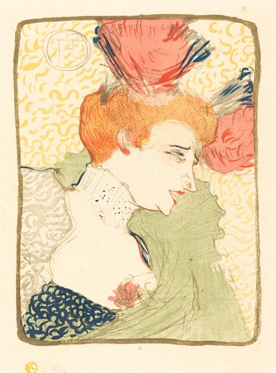 Busto di Mlle. Marcelle Lender da Henri de Toulouse Lautrec
