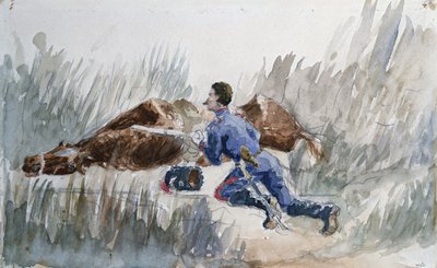 Manovra di cavalleria, c.1881 da Henri de Toulouse Lautrec