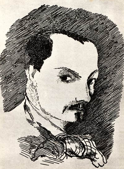 Charles Baudelaire 1821-1867 da Henri de Toulouse Lautrec