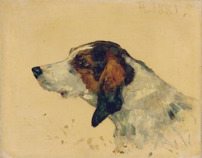 Cane da caccia, 1881 da Henri de Toulouse Lautrec
