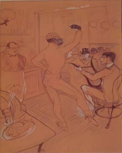Cioccolato danzante da Henri de Toulouse Lautrec