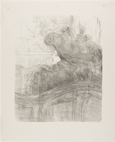 Cléo de Mérode, da Treize Lithographies da Henri de Toulouse Lautrec