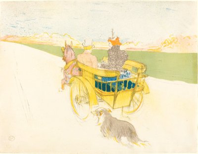 Gita in campagna, 1897 da Henri de Toulouse Lautrec