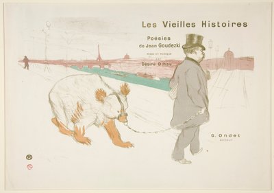 Copertina e Frontespizio di Les Vieilles Histoires (Le Vecchie Storie) da Henri de Toulouse Lautrec