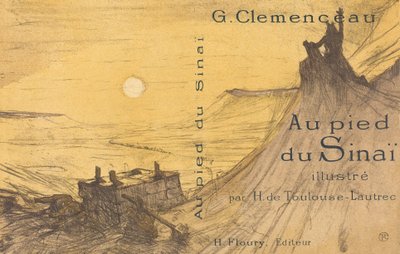 Copertina per Au pied du Sinaï, 1898 da Henri de Toulouse Lautrec