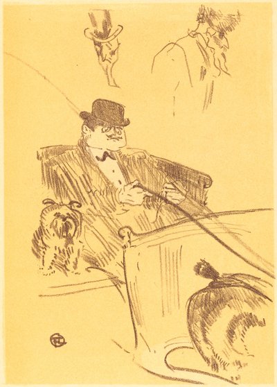 Copertina per "La tribù di Isodore" da Henri de Toulouse Lautrec