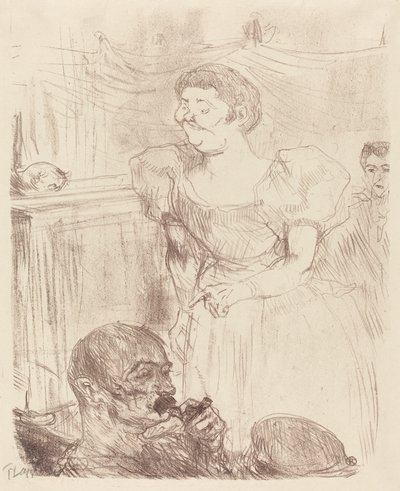 Di Ti Fellow - Inglesi al Café-Concert, 1898 da Henri de Toulouse Lautrec