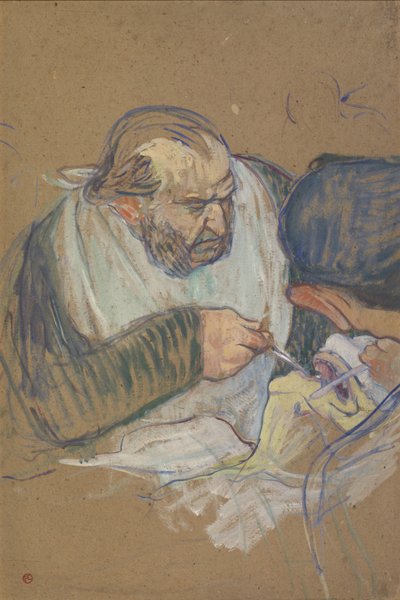 Il dottor Péan operante, 1891-92 da Henri de Toulouse Lautrec
