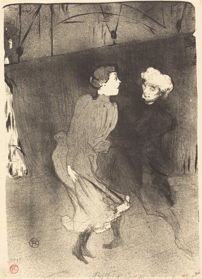Prova generale alle Folies-Bergère, 1893 da Henri de Toulouse Lautrec