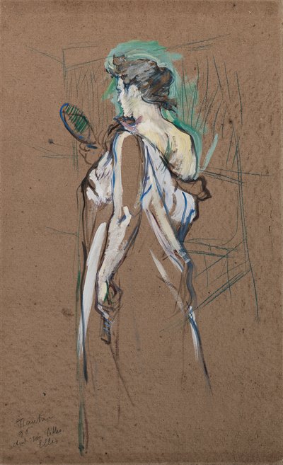 Elles: La Glace a Main, 1896 da Henri de Toulouse Lautrec
