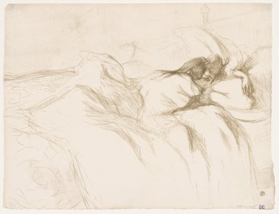 Elles: Donna che dorme da Henri de Toulouse Lautrec