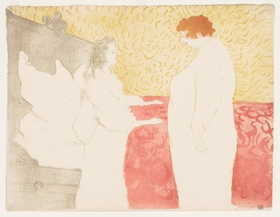 Elles: Donna a letto, 1896 da Henri de Toulouse Lautrec
