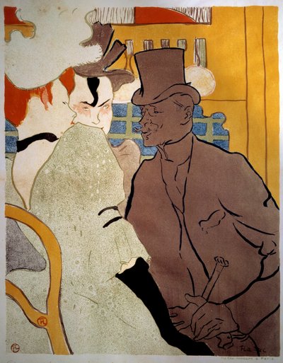 Inglesi al Moulin Rouge. Litografia di Henri de Toulouse Lautrec (1864-1901) 1892. Albi, Museo Toulouse Lautrec da Henri de Toulouse Lautrec
