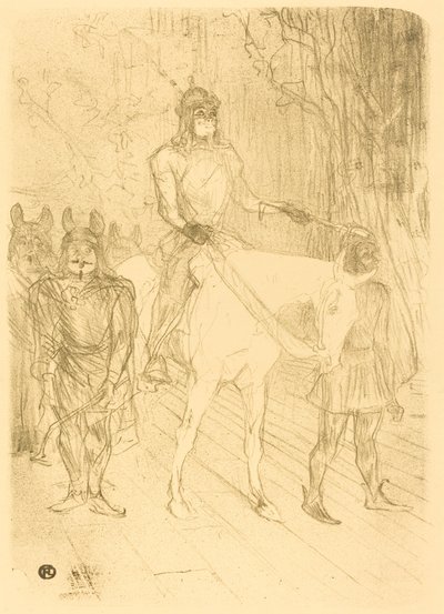 Entrata di Brasseur in "Chilperic" da Henri de Toulouse Lautrec