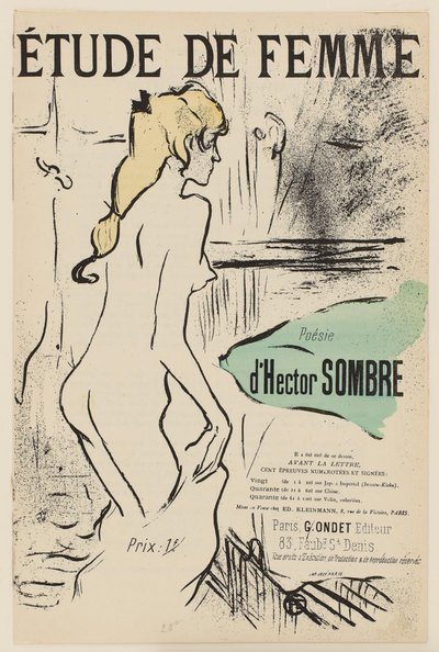 Studio di donna da Henri de Toulouse Lautrec