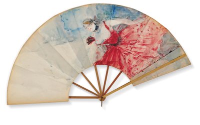 Ventaglio, c.1892 da Henri de Toulouse Lautrec