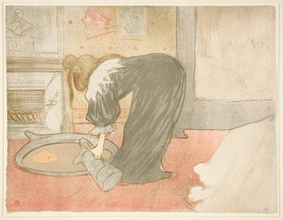 Donna nella vasca, dalla serie Elles da Henri de Toulouse Lautrec
