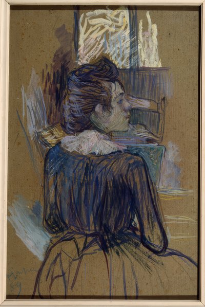 Donna alla finestra da Henri de Toulouse Lautrec
