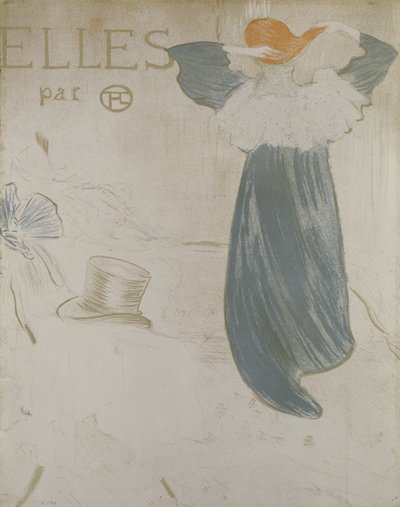 Frontespizio per "Elles", 1896 da Henri de Toulouse Lautrec