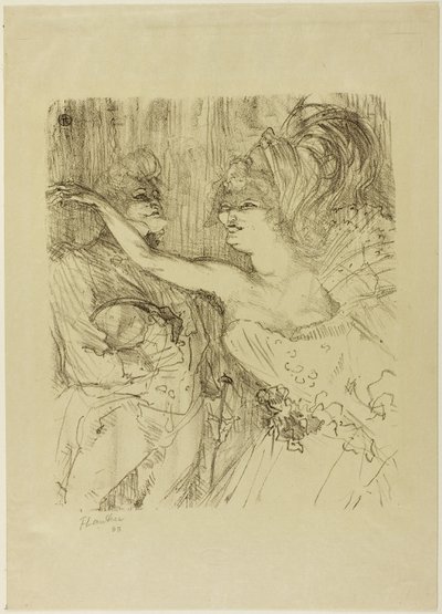Guy e Mealy, in "Parigi che cammina" da Henri de Toulouse Lautrec
