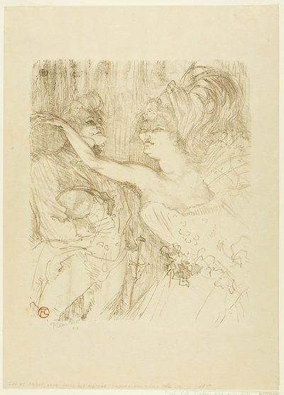Guy e Mealy, in "Paris qui Marche da Henri de Toulouse Lautrec