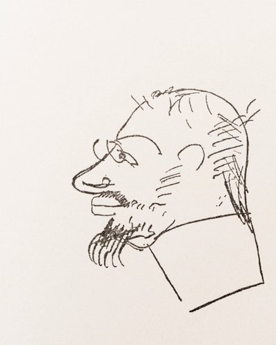 Henri Toulouse-Lautrec. Autoritratto. da Henri de Toulouse Lautrec