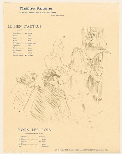 Omaggio a Moliere da Henri de Toulouse Lautrec