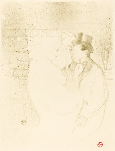 Ida Heath al bar, 1894 da Henri de Toulouse Lautrec