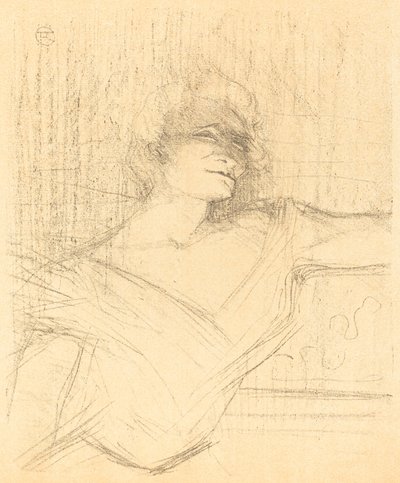 In "La glu" da Henri de Toulouse Lautrec