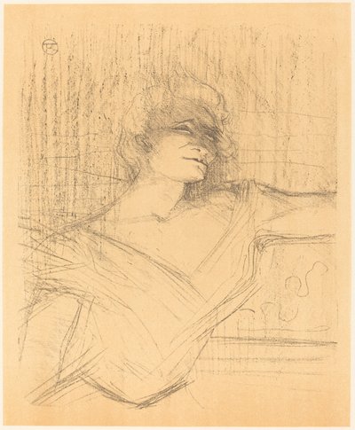 In "La glu" da Henri de Toulouse Lautrec