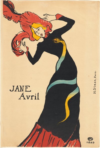 Jane Avril da Henri de Toulouse Lautrec