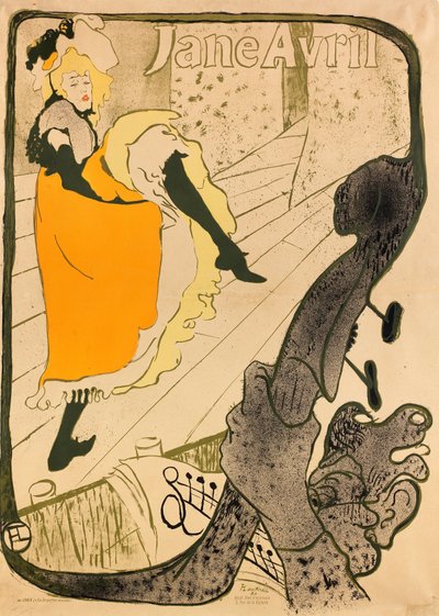 Jane Avril da Henri de Toulouse Lautrec
