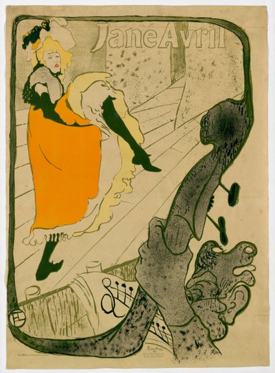 Jane Avril da Henri de Toulouse Lautrec